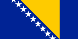 Vlag van Bosnia and Herzegovina