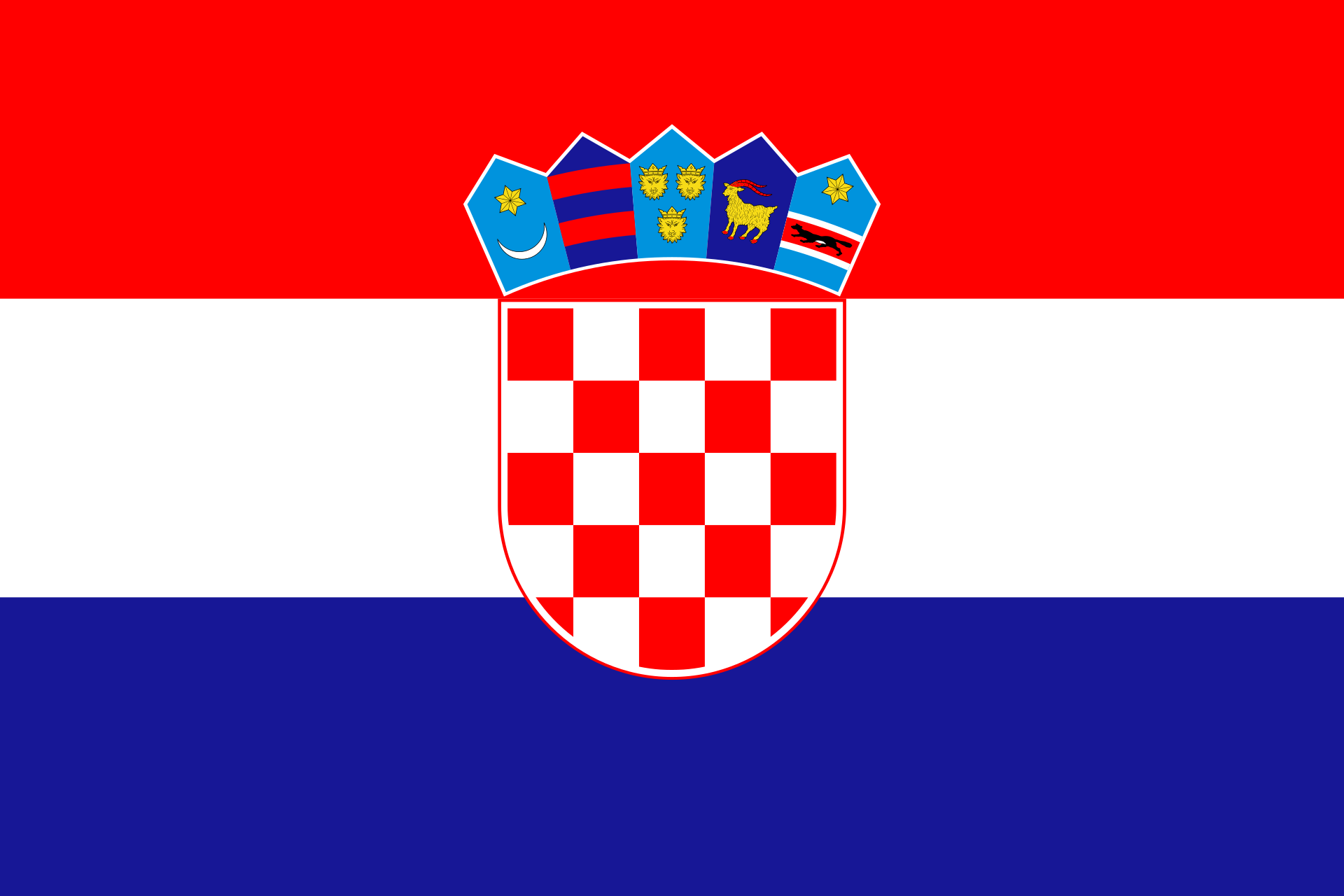 Vlag van Croatia